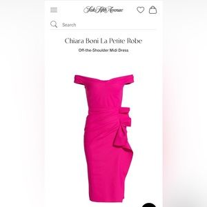 Chiara Boni dress. Hot pink. Size 10 new with tags